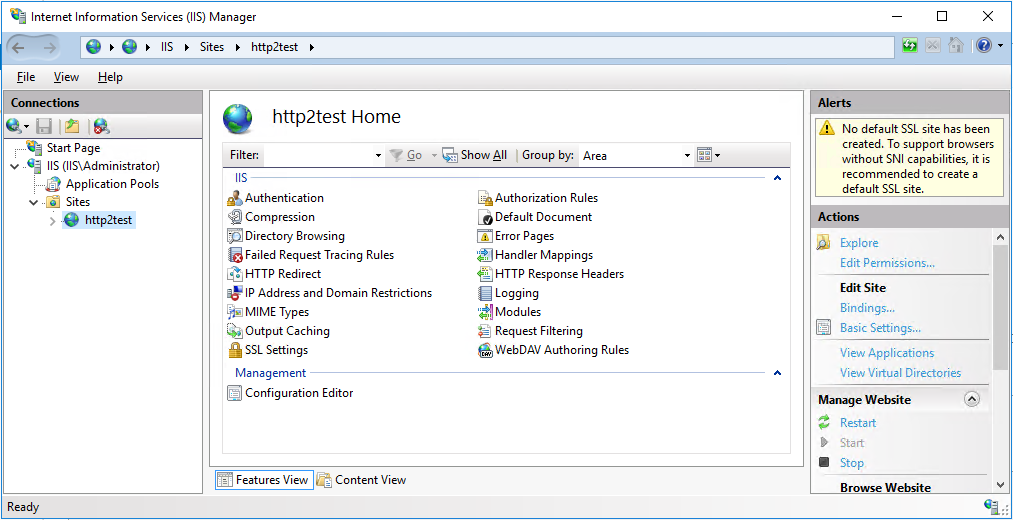 Тестовый сервер