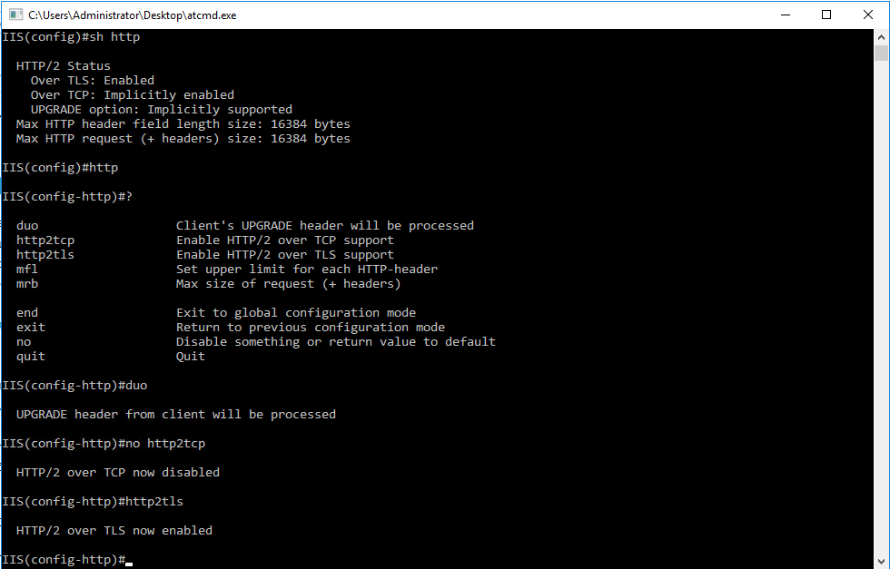 Включаем HTTP/2 поверх TLS и выключаем поверх TCP